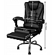 Офісне крісло Boss 23286 VIP, з підніжкою Чорне комп'ютерне крісло