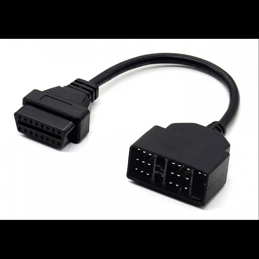 Перехідник для сканера Toyota Тойота 22 Pin -> OBD 2 ELM327 адаптер Перехідник для сканера Toyota Тойота 22 Pin -> OBD 2 ELM327 адаптер