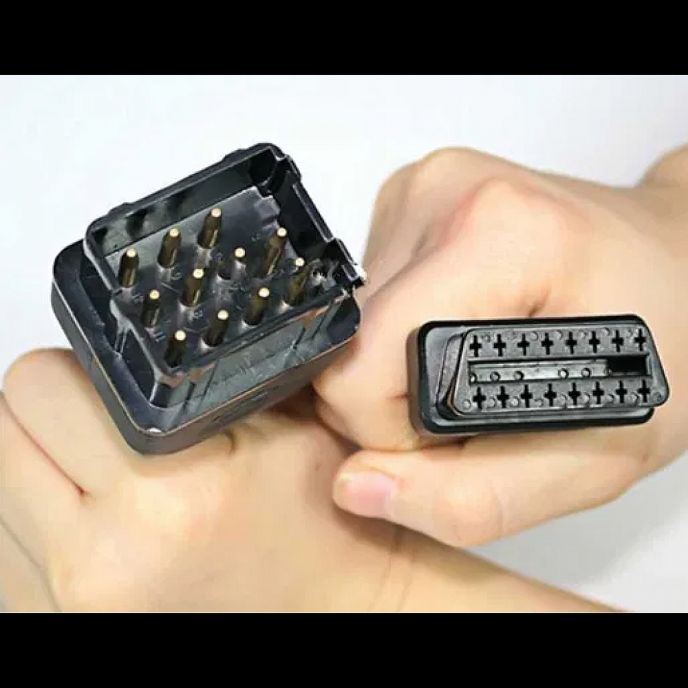 Перехідник 12-PIN RENAULT РЕНО на OBD-2 16pin адаптер для сканера Перехідник 12-PIN RENAULT РЕНО на OBD-2 16pin адаптер для сканера