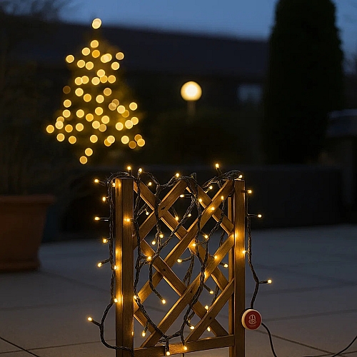 Світлодіодна гірлянда LightZone 120 LED 19.5 м теплий білий