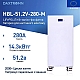 LiFePO4 14,3 кВт Комплект інвертор Anenji з Wi-Fi 11 кВт + акумулятор Daxtromn 51.2V 280Ah для резервного живлення