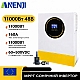 11 кВт LiFePO4 Комплект резервного живлення: гібридний інвертор Anenji WiFi + 2 акумулятора 51.2V 100Ah Lithtech
