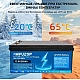 LiFePO4 12V 200Ah Акумулятор MFUZOP 2560Wh Smart BMS 200A
