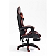 Крісло геймерське Gamery професійне чорно-червоне комп'ютерне ігрове