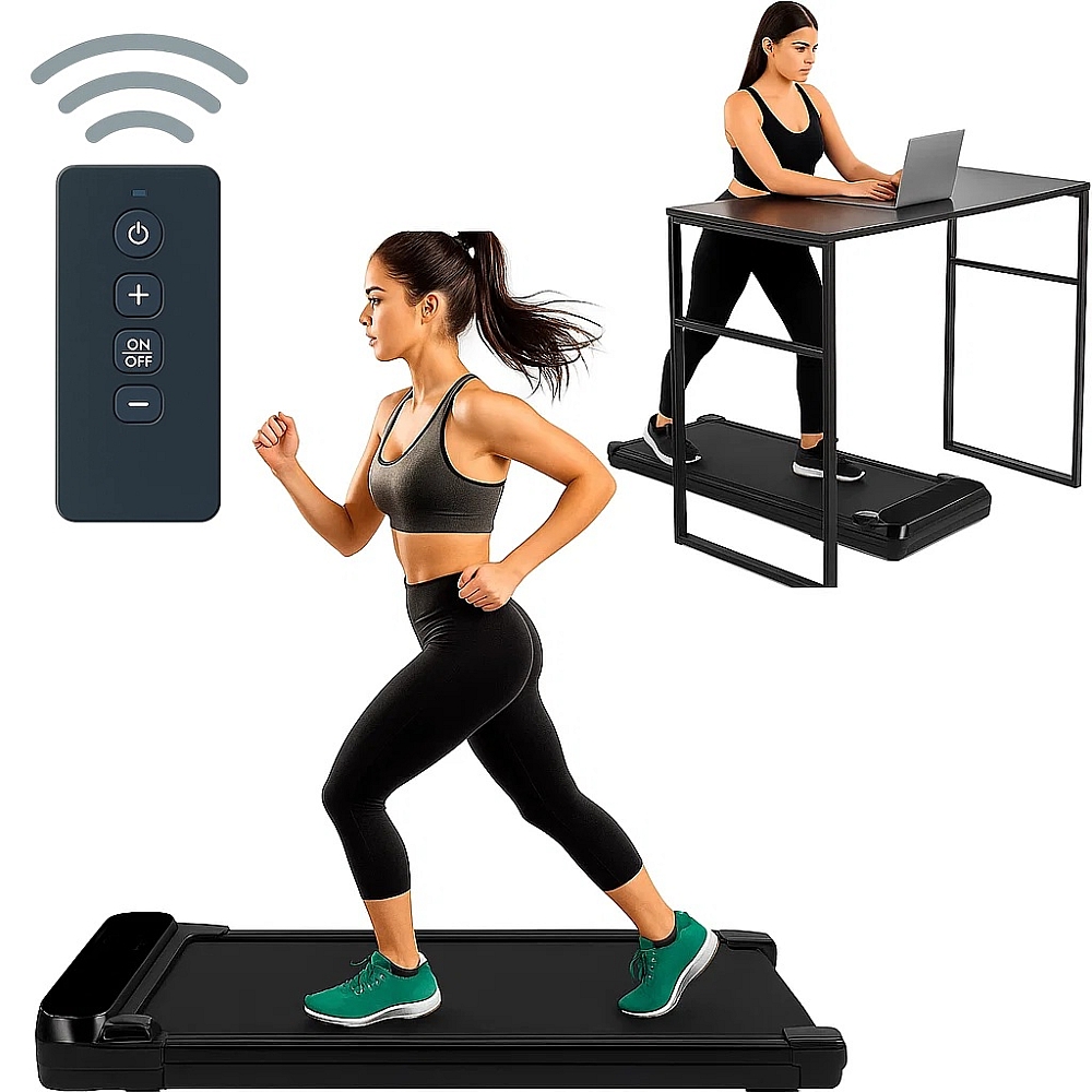Бігова доріжка до 120 кг, 1100 Вт, 6 км/год тиха, компактна Treadmill XM-U1 для дому, квартири чи офісу