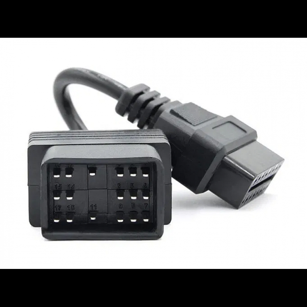 Перехідник для сканера Toyota Тойота 17 Pin OBD 2 ELM327 адаптер Перехідник для сканера Toyota Тойота 17 Pin OBD 2 ELM327 адаптер