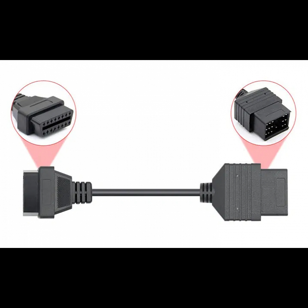 Перехідник для сканера Toyota Тойота 17 Pin OBD 2 ELM327 адаптер Перехідник для сканера Toyota Тойота 17 Pin OBD 2 ELM327 адаптер