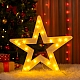 Світлодіодна зірка з 3D голографічним ефектом 34 см різдвяна
