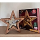 Новорічна декоративна Різдвяна зірка 35 см на батарейках LightZone, таймер, теплий білий
