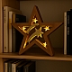 Новорічна декоративна Різдвяна зірка 35 см на батарейках LightZone, таймер, теплий білий