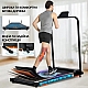 Бігова доріжка до 12 км/год IseFit 1200W, до 120 кг, з дугою, 15 програм тренувань, складна, електрична Sy-T4018