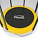 Батут Fitonix 252 см + зовнішня сітка + сходи чорно-жовтий