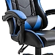 Геймерське крісло ергономічне з подушкою ProGame синє