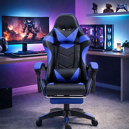 Крісло геймерське професійне Vicotan VIP чорно-синє
