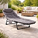 Шезлонг-лежак ліжко розкладне Ideal Garden, посилене