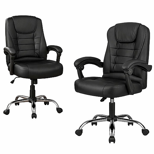 Офісне крісло Prime Reg Чорне комп'ютерне крісло