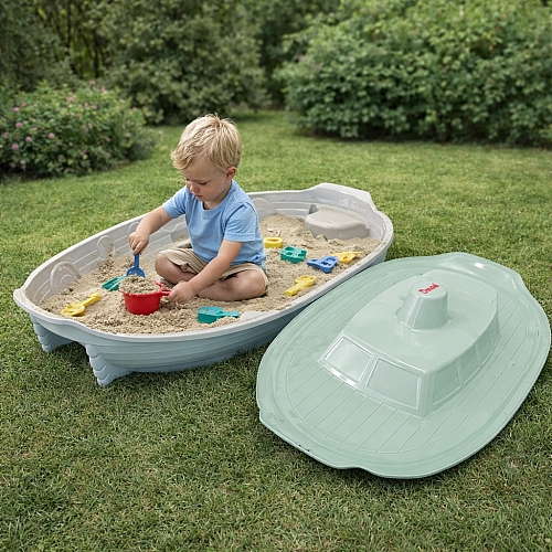 Пісочниця Корабель Doloni м’ятна